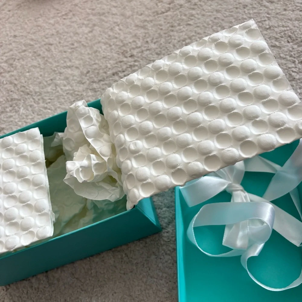 Tiffany & Co. Robin’s Egg Blue Gift Box with White Ribbon